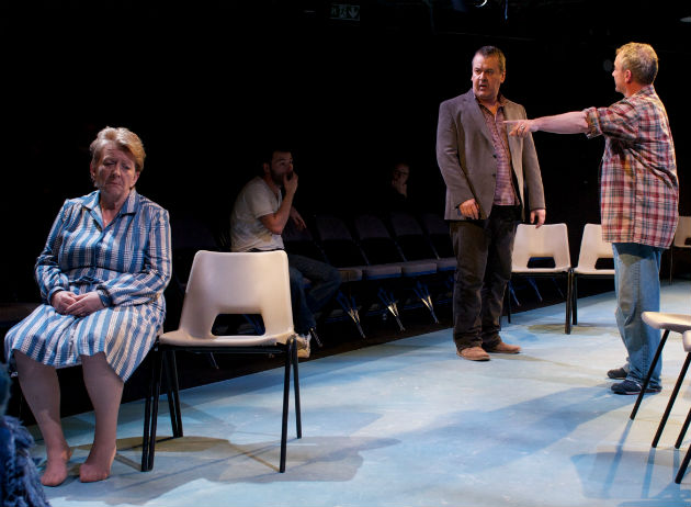 Pauline Daniels as Mary Alan Stocks as Simon & Ged McKenna as David in Held (c) Christian Smith